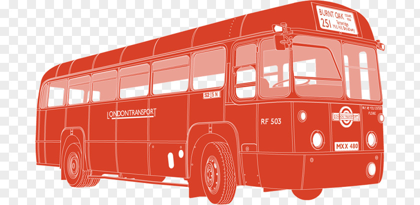 AEC Routemaster Double-decker Bus Car Pembrokeshire Regent III RT PNG
