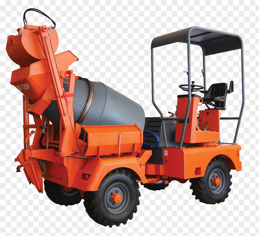 Cement Mixers Motor Vehicle Heavy Machinery Betongbil PNG