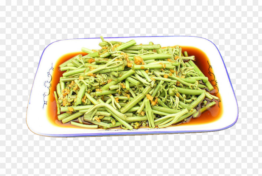 Ginger Bracken Vegetarian Cuisine Hunan Food Recipe Dish PNG