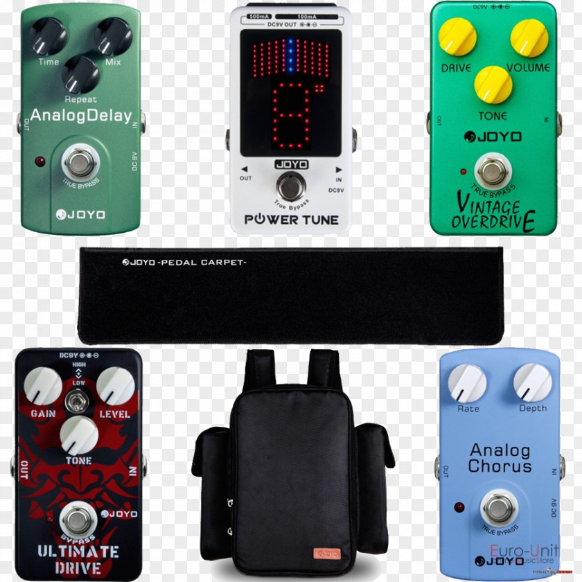 JOYO JF-02 Ultimate Drive Electronics Effects Processors & Pedals Audio Pedalboard PNG