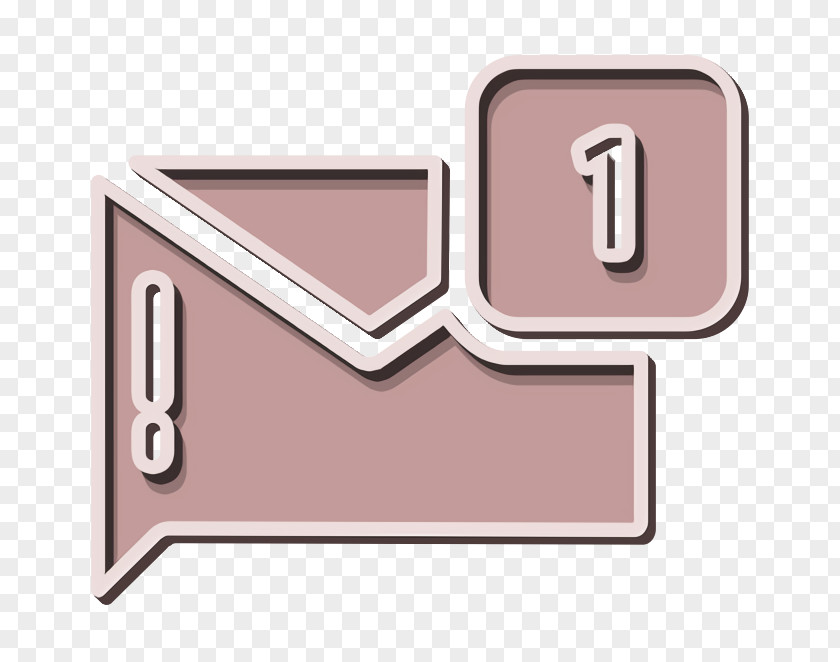 Material Property Pink Chat Icon PNG