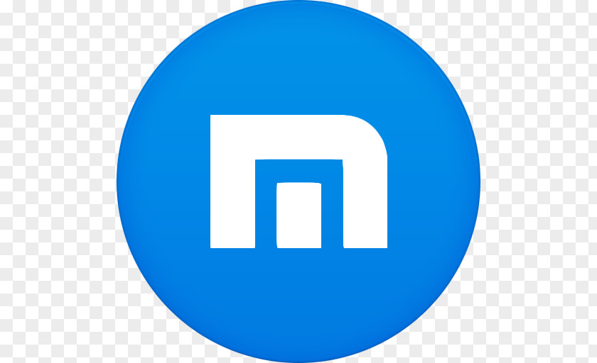 Maxthon Blue Area Text Symbol PNG