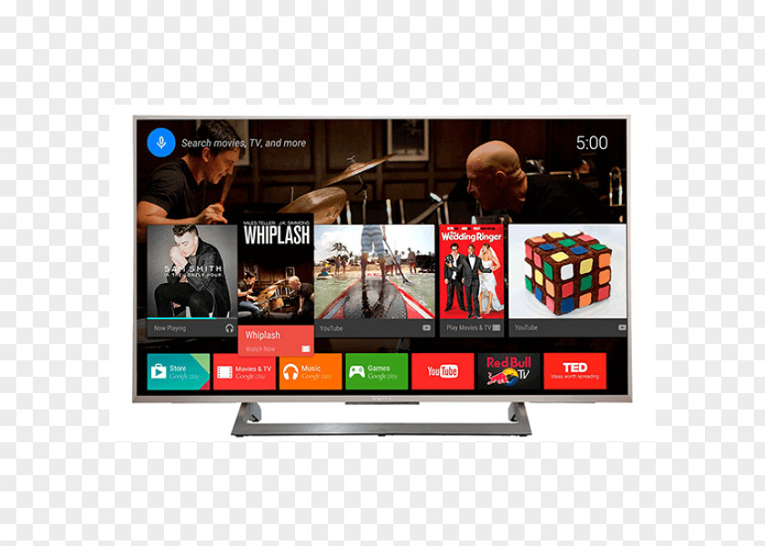 Sony 4K Resolution LED-backlit LCD Bravia Ultra-high-definition Television Smart TV PNG