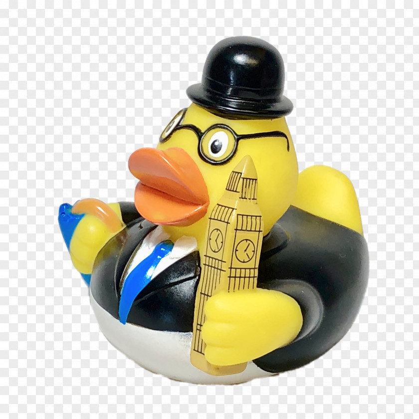 Uk Big Ben Rubber Duck Goose Cygnini Bird PNG