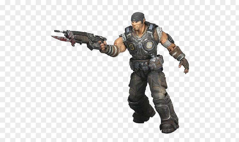 Marcus Fenix Free Download Gears Of War 3 Action Figure Toy PNG
