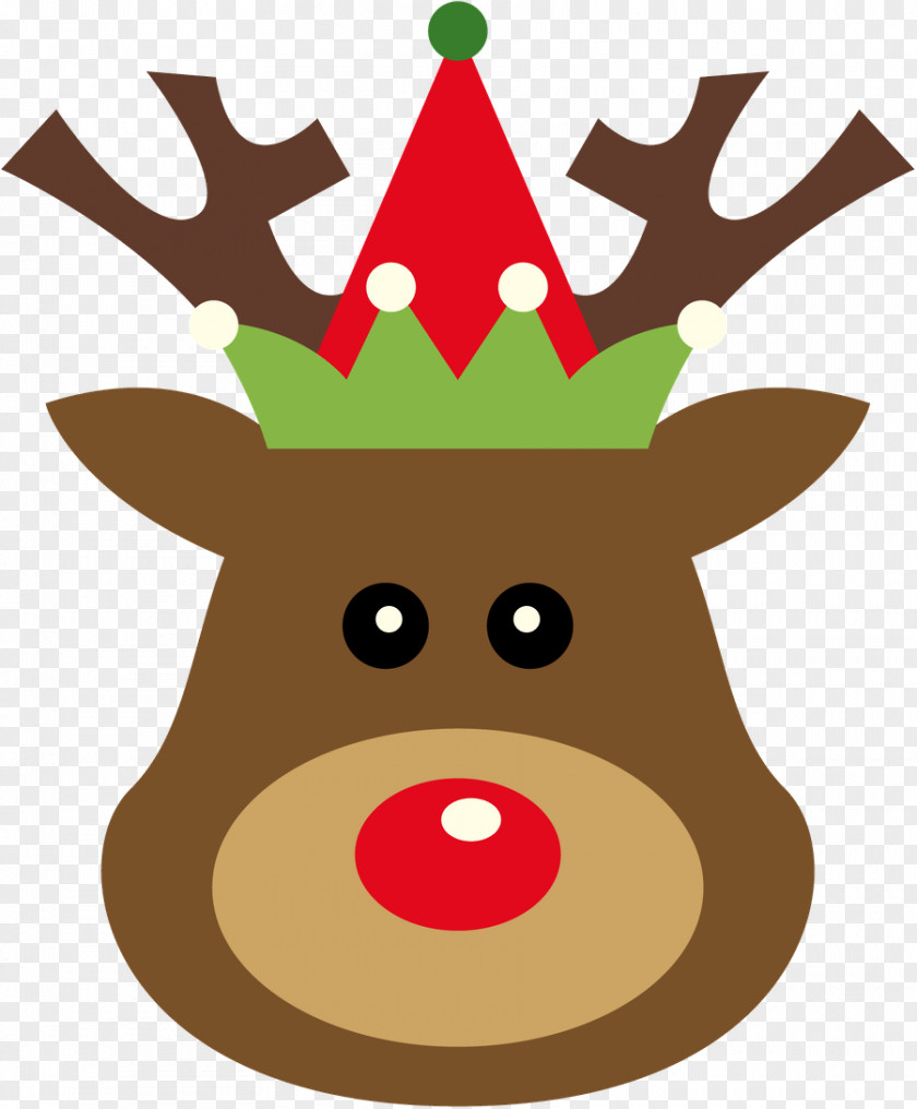 Reindeer Santa Claus Clip Art Christmas Day Rudolph PNG