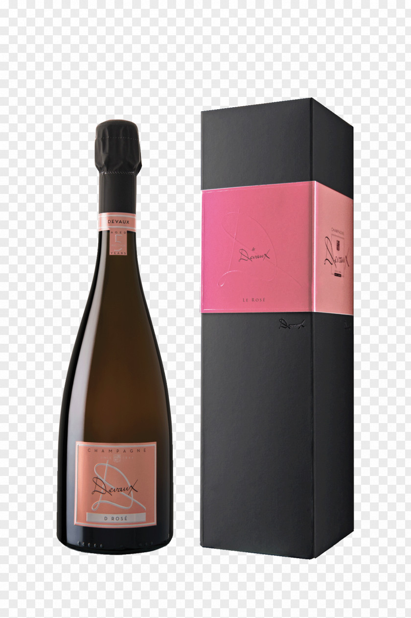 Champagne Rosé Wine Pierre Mignon PNG