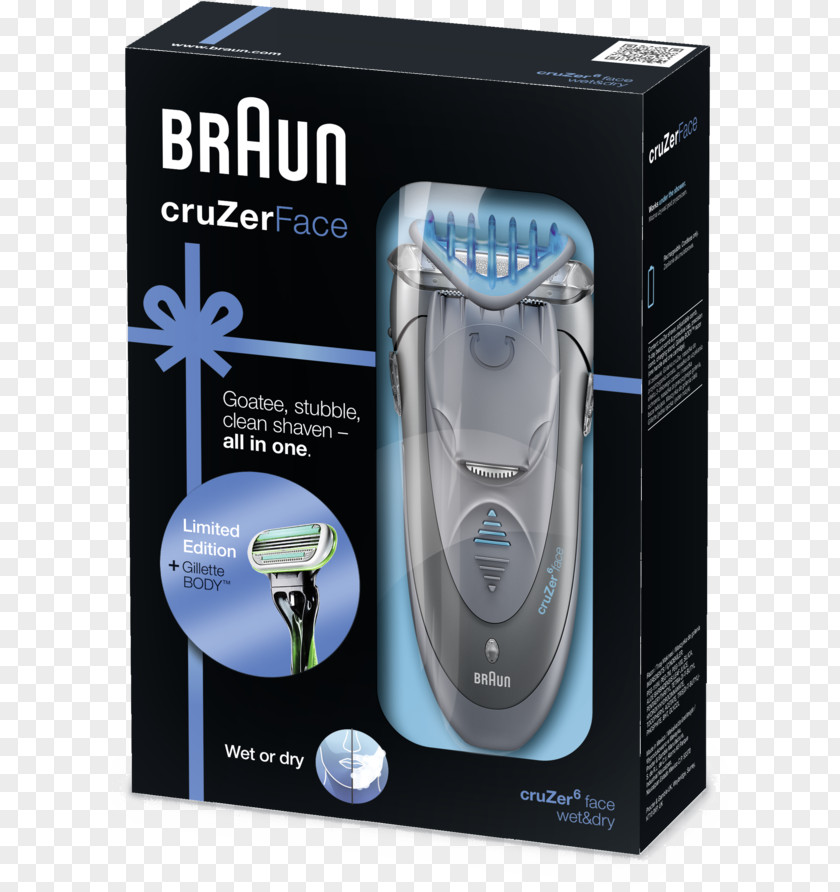 Gillette Electric Razors & Hair Trimmers Braun Shaving PNG