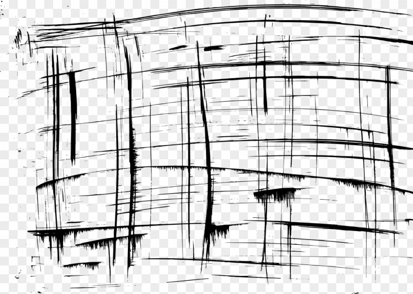Scratches Architecture Drawing Facade PNG