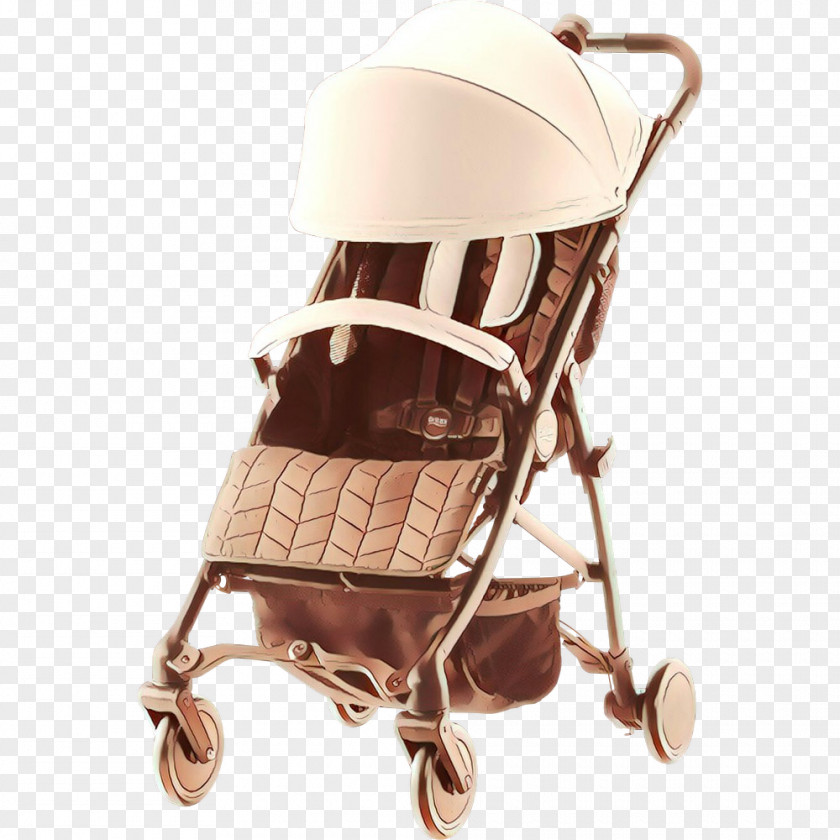 Beige Vehicle Shopping Cart PNG