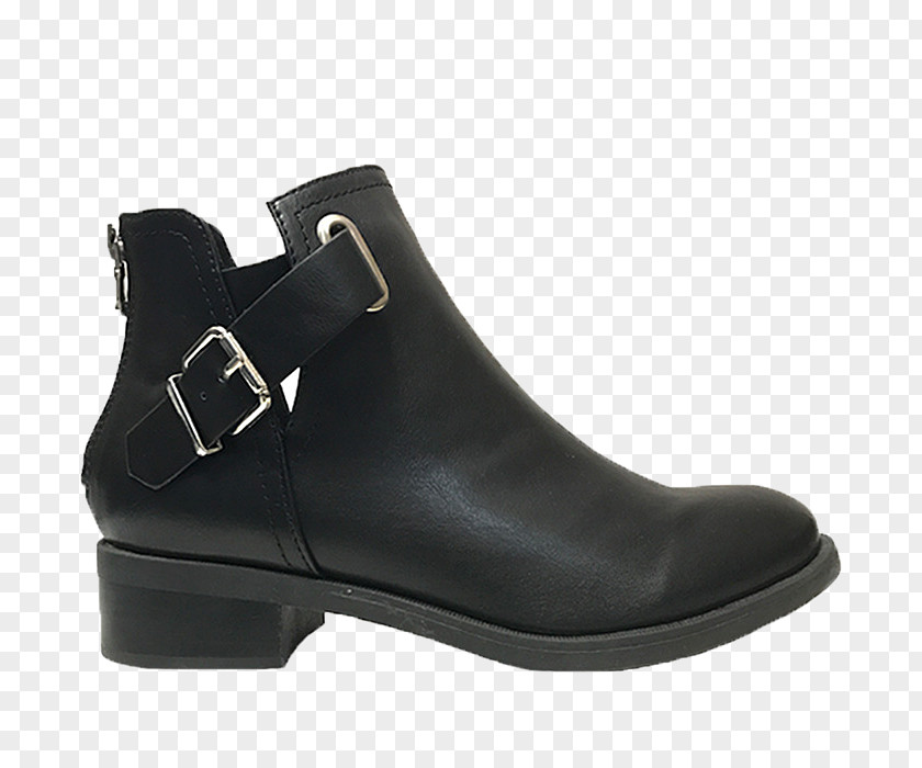 Black Leather Shoes Snow Boot Earth Shoe High-heeled PNG