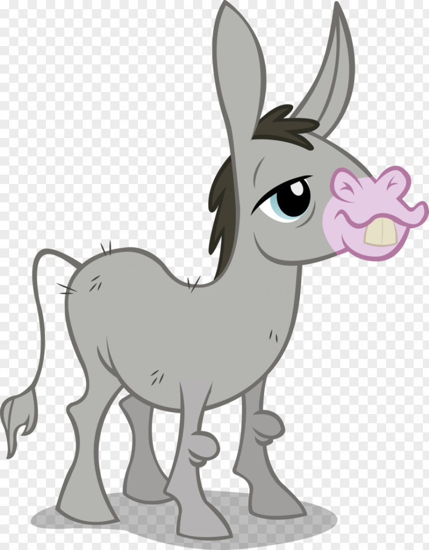 Cartoon Donkey Mule Pony Applejack Horse Rainbow Dash PNG