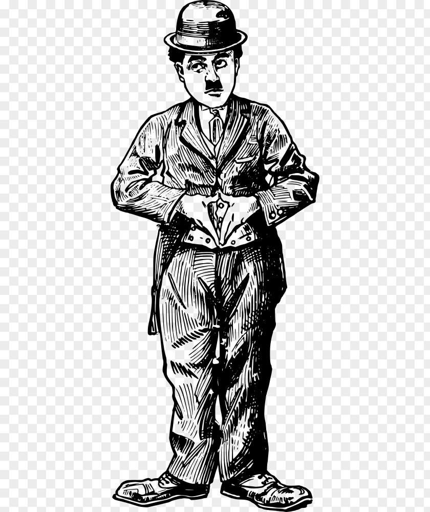 Charlie Chaplin Silhouette Actor Drawing Clip Art PNG