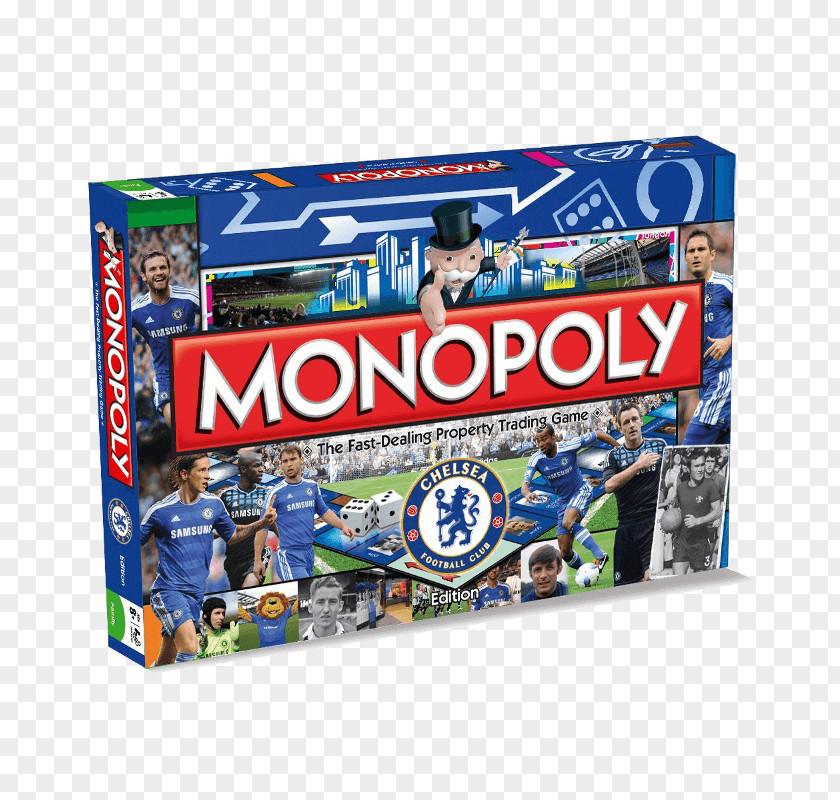 Chelsea Fc Winning Moves Monopoly F.C. City Board Game PNG