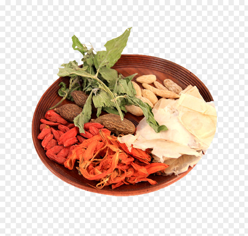 Combination Regimen Herbal Tea Flowering Chinese Herb Vegetarian Cuisine PNG
