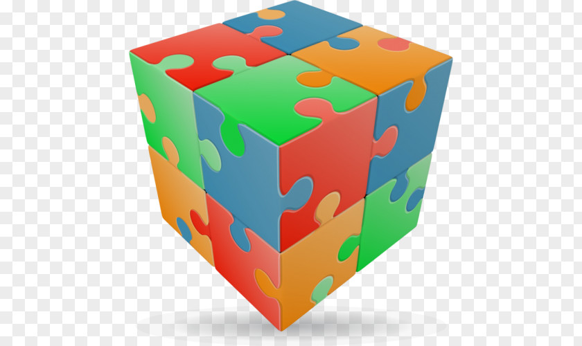 Cube Jigsaw Puzzles Puzz 3D V-Cube 7 Rubik's PNG