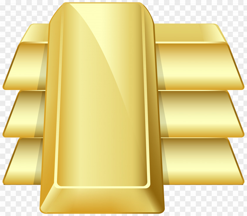 Gold Bar Clip Art PNG
