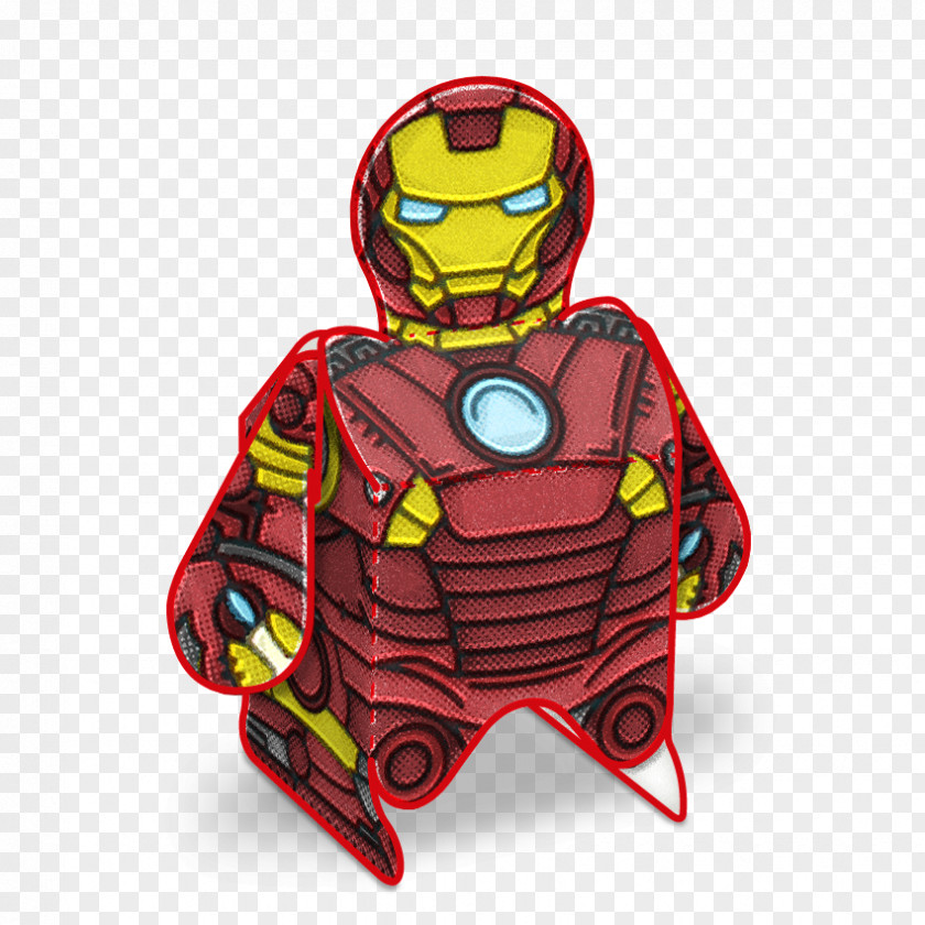 Iron Man Judge Dredd Paper Model Superhero PNG