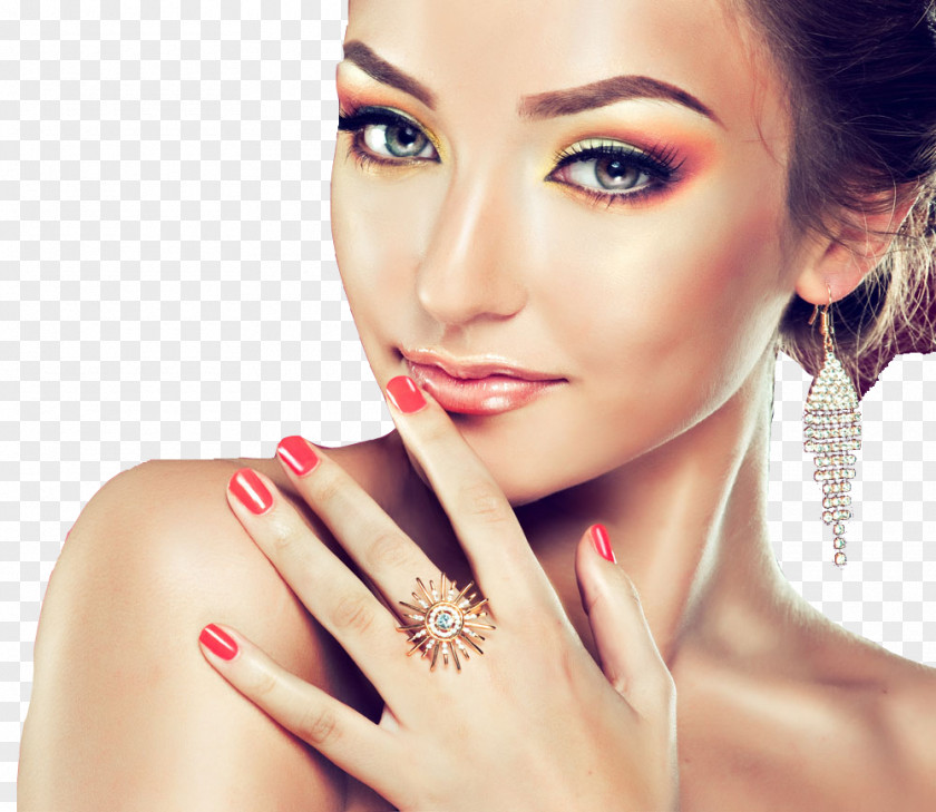 Makeup Model Nail Polish Gel Nails Salon Beauty Parlour PNG