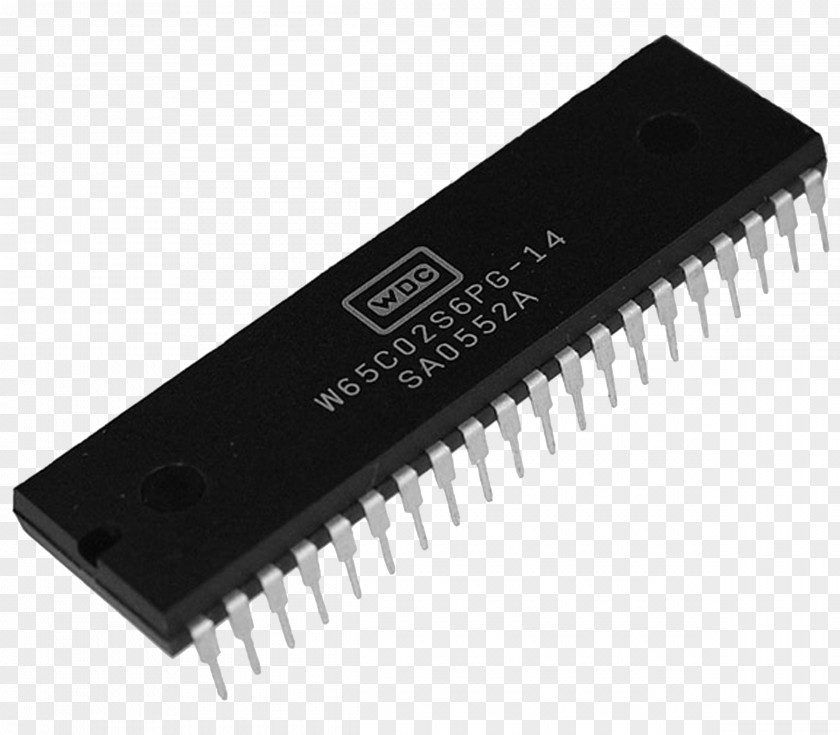 Microcontroller MOS Technology 6502 Integrated Circuits & Chips Central Processing Unit Microprocessor PNG