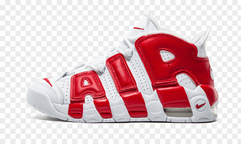Nike Mens Air More Uptempo QS 414962-004 Sports Shoes 'White Red' Basketball Shoe PNG