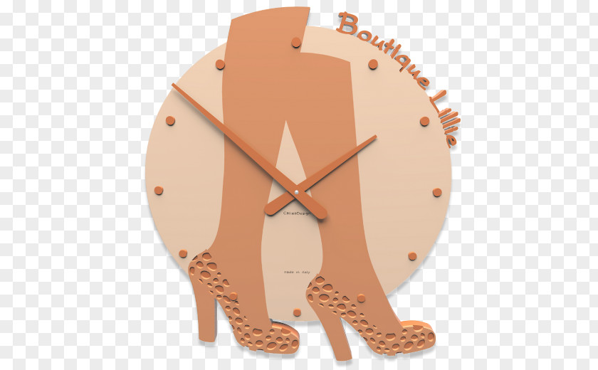 Oranje Court Shoe Industrial Design Clock PNG