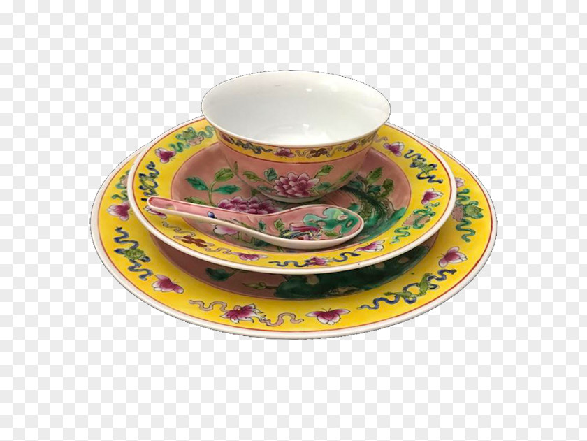 Plate Porcelain Coffee Cup Bowl Saucer PNG