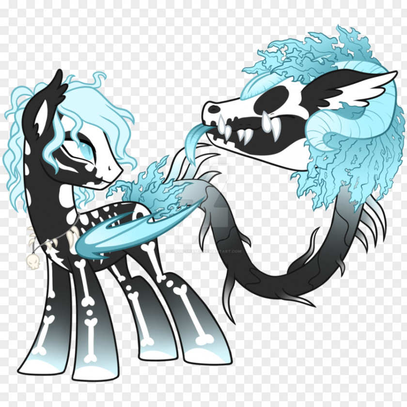 Skeleton Pony Cartoon Drawing Carnivora PNG