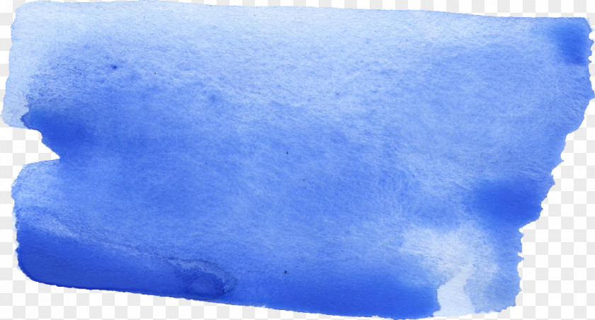 Blue Watercolor Painting Textile Azure Brush PNG