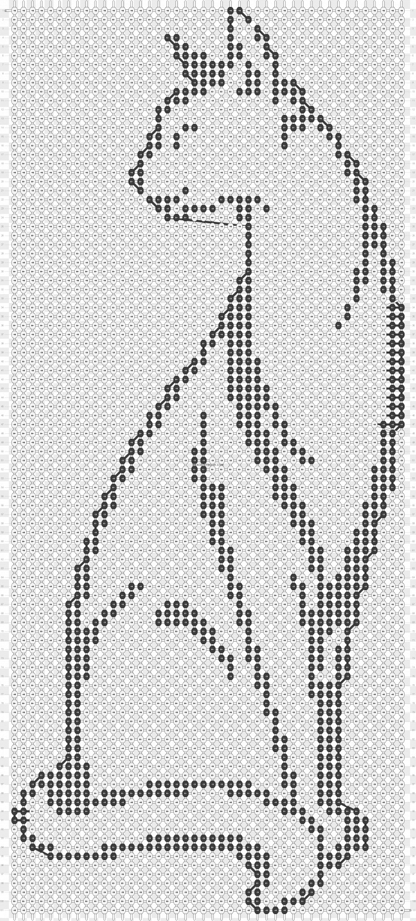 Cat Cross-stitch Cross Stitch Pattern Friendship Bracelet PNG