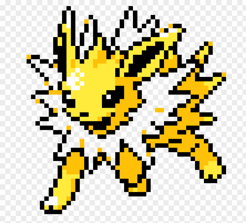 Pixel Art Pokemon Jolteon Pokémon Image PNG