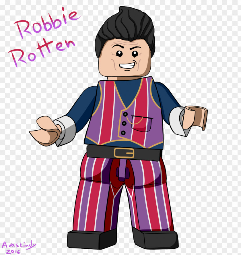 Rotten Robbie Sportacus Lego Dimensions Minifigure PNG