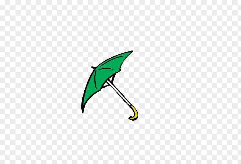 Umbrella Green Leaf Cartoon PNG