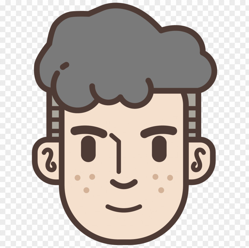 Vector Freckle Hair Young Creatives Icon PNG