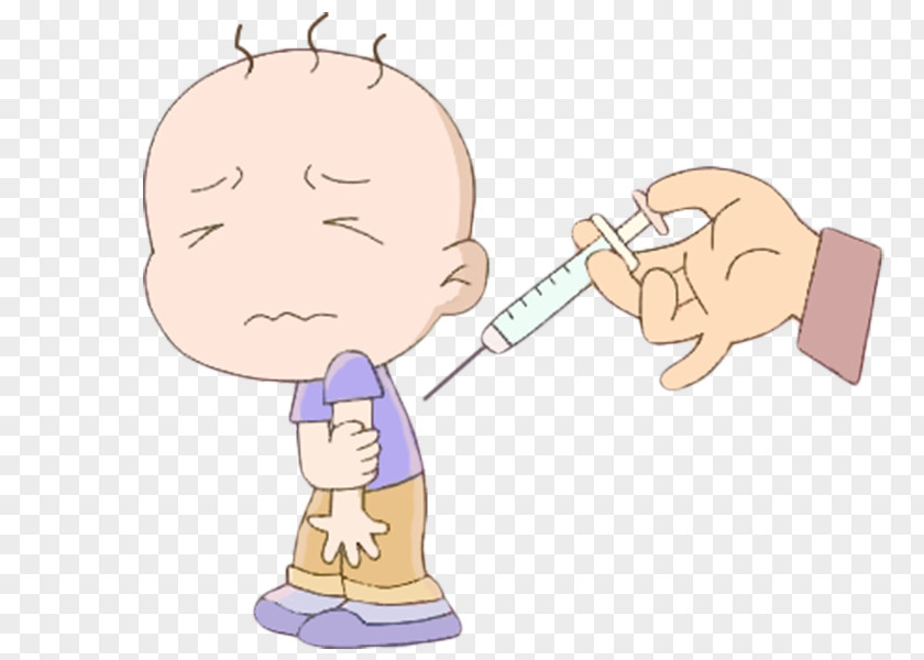Cartoon Baby Is Not Afraid Of Injection Illustrations Vaccination Drawing Vaccine Illustration PNG