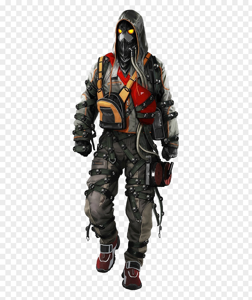 Killzone Shadow Fall Soldier Concept Art Video Games PNG