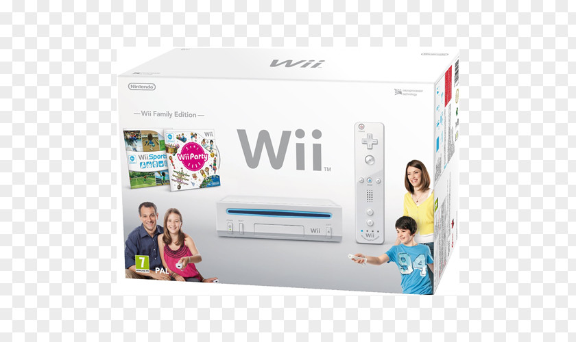 Nintendo Wii Sports Party Fit Remote PNG