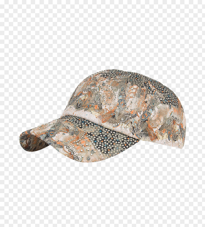 -painted Floral Material Baseball Cap Headgear Hat PNG