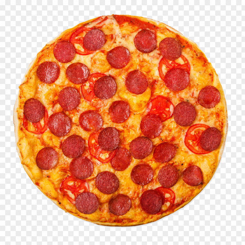Pepperoni Pizza Sausage Junk Food PNG
