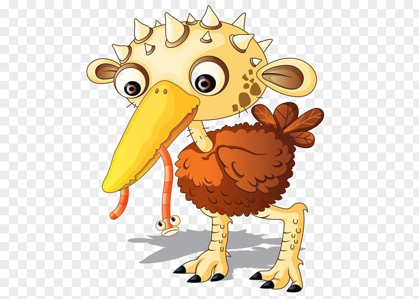 Cartoon Ostrich Material Royalty-free Illustration PNG