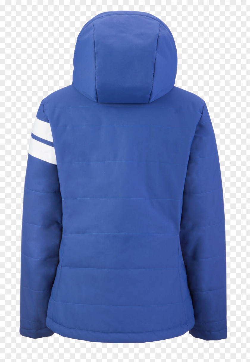 Blue Jacket With Hood For Women Hoodie Polar Fleece Bluza PNG