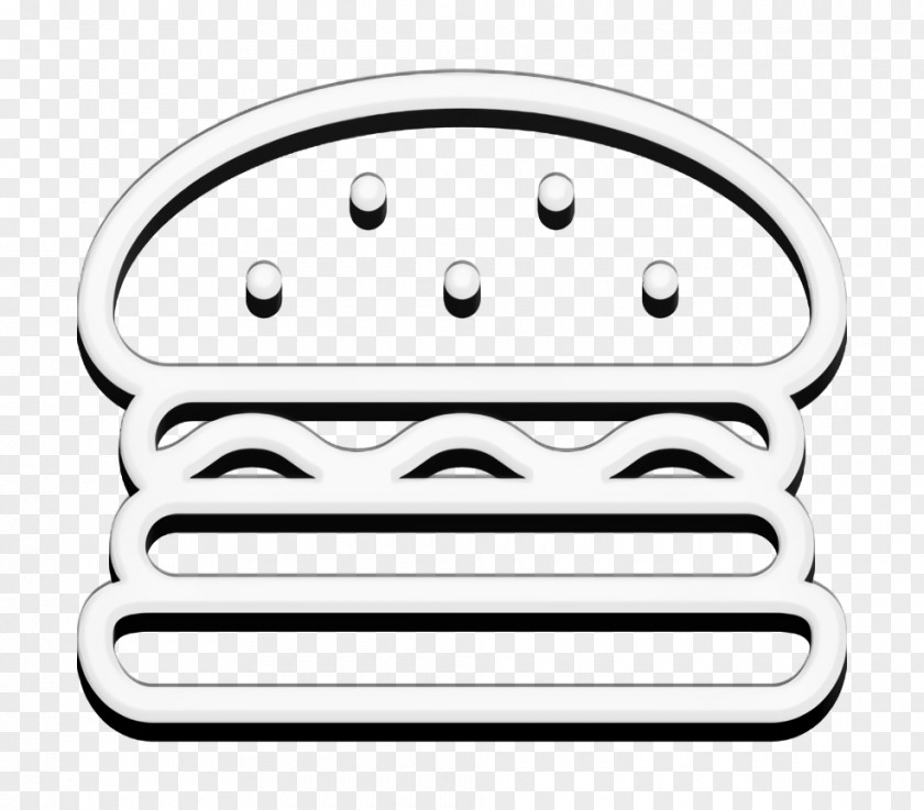 Burger Icon One Hamburguer Food PNG