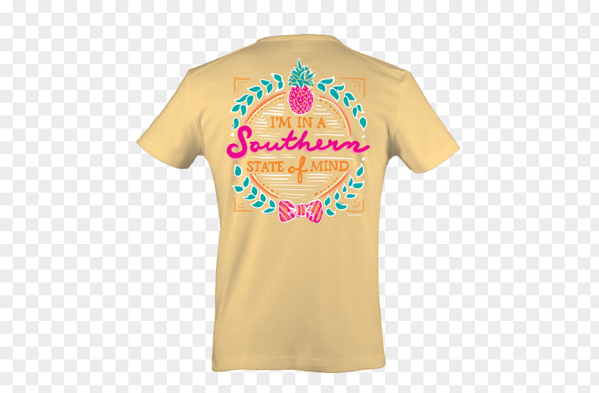 Long-sleeved T-shirt Southern United States PNG States, charming girl clipart PNG