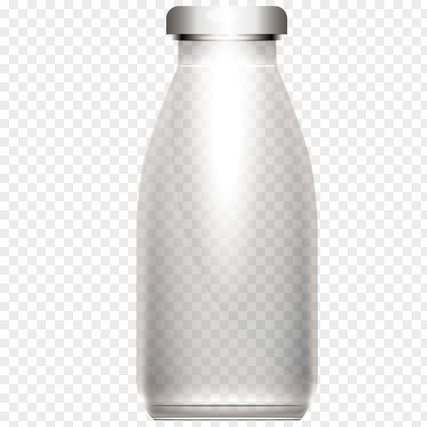 Vector Dwarf Bottle Water Glass Plastic PNG