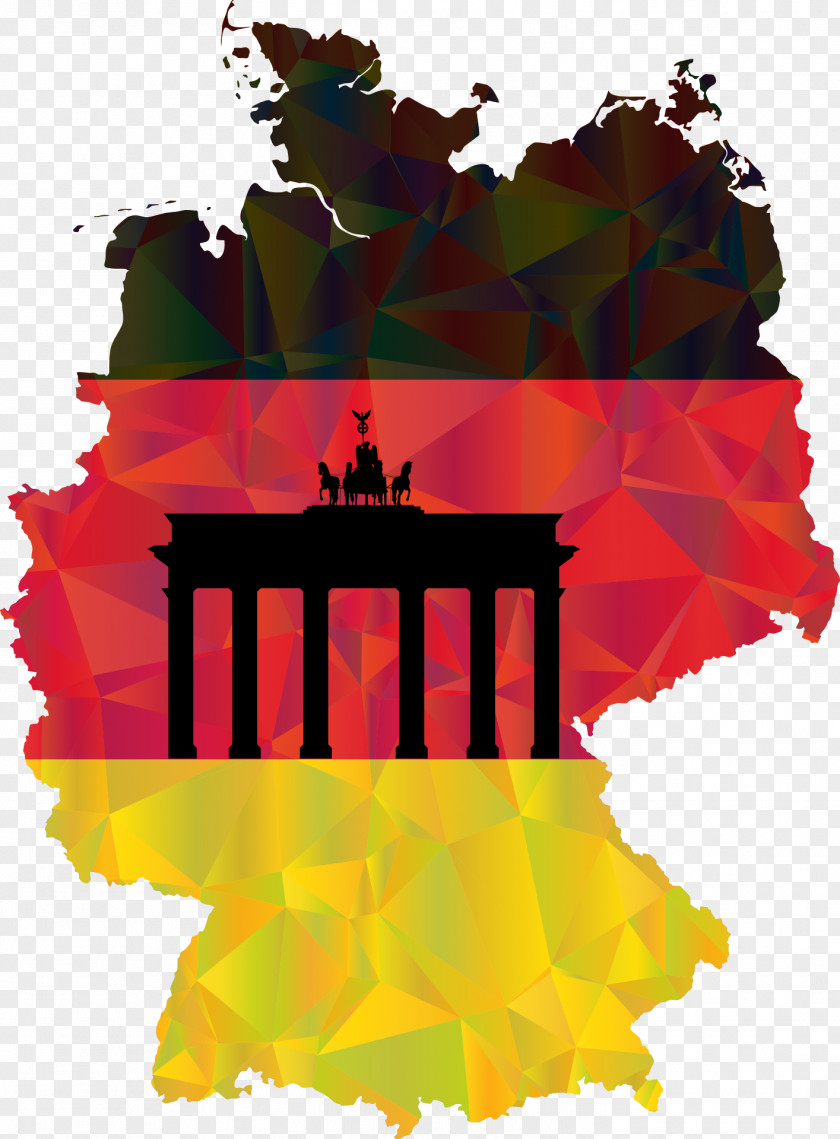 Germany Flag Of Map Clip Art PNG