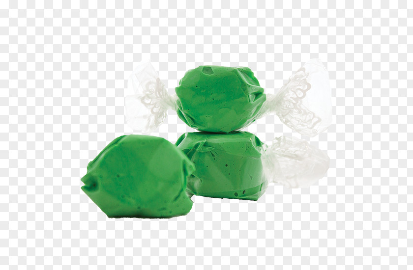 GREEN APPLE Salt Water Taffy Gummi Candy Chewing Gum PNG