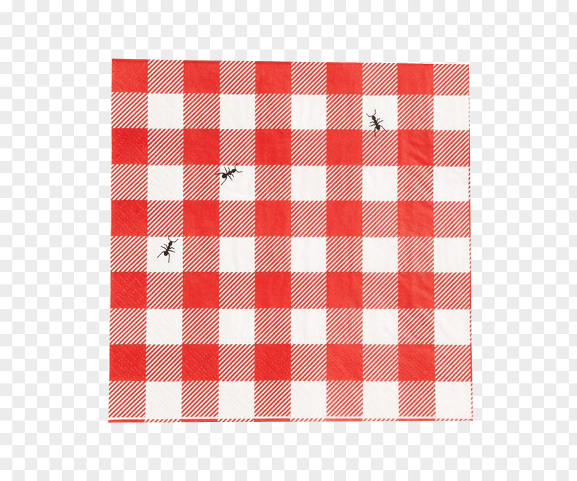 Linens Rectangle Red Check PNG