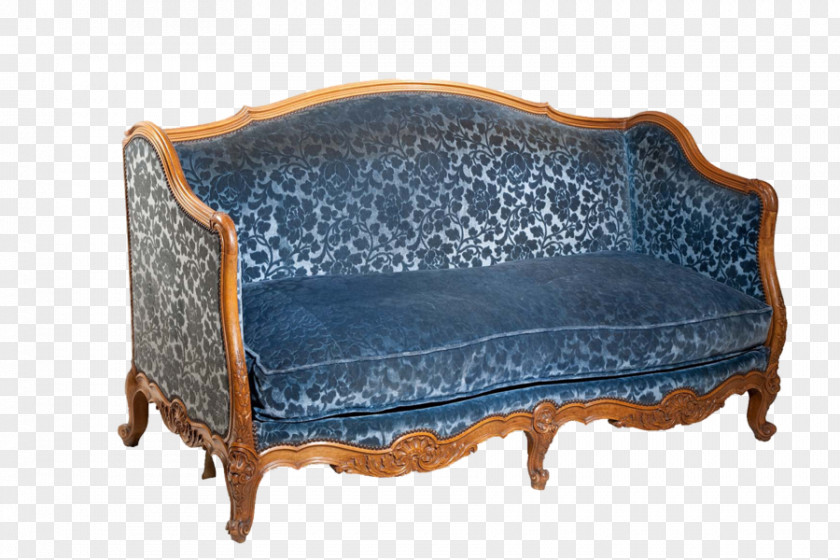 Sofa Couch Antique Furniture Chaise Longue PNG