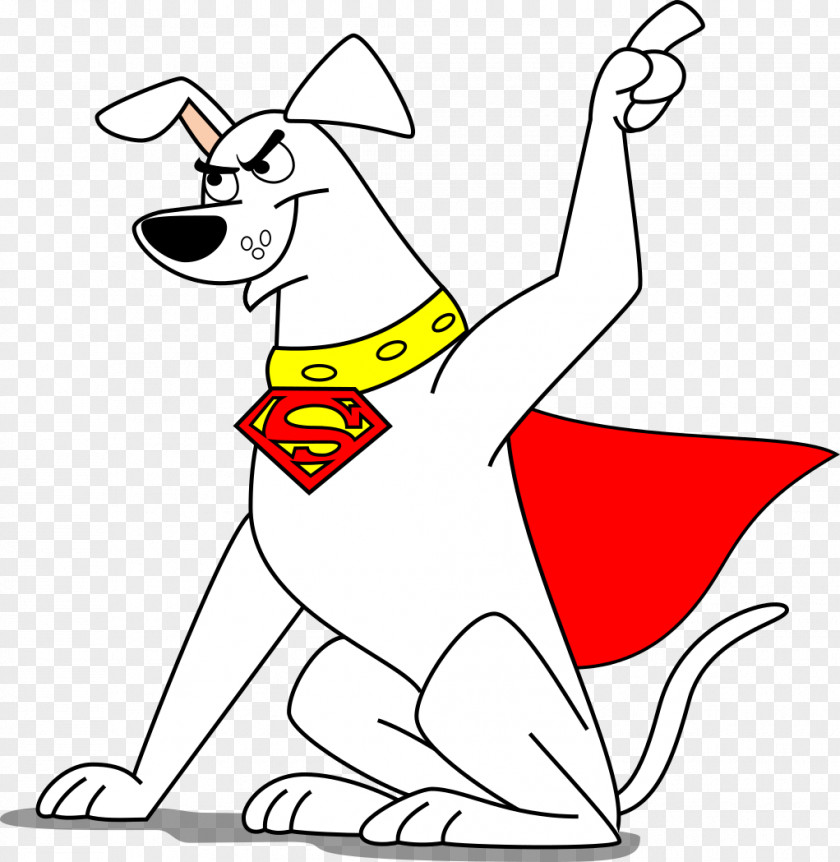 Super B Superman Krypto Cartoon PNG