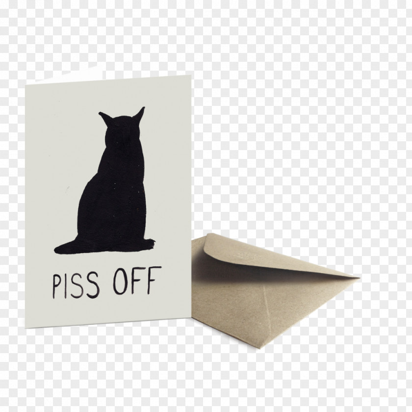 Cat Black Greeting & Note Cards PNG
